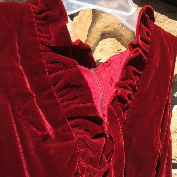Dresses & Skirts - Vintage handmade ruffle dress farmers market night out holiday festival rodeo